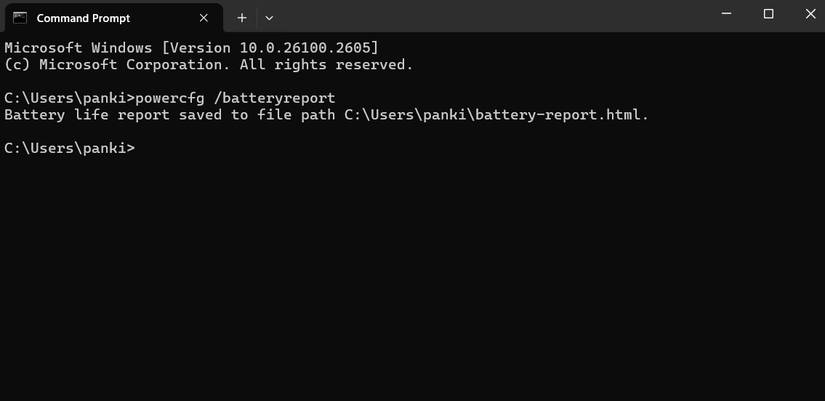 Battery Report Html Command How to View Battery Cycle Count on a Windows Laptop