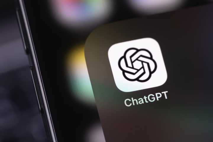 Chatgpt logo on smartphone screen.