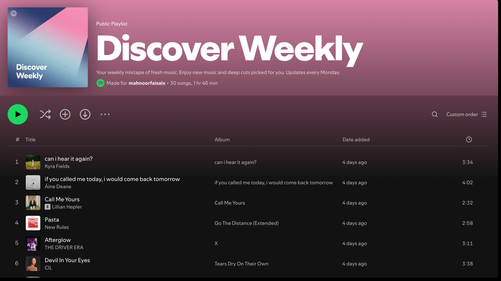 4K Video Downloader interface showing a list of Soundcloud tracks