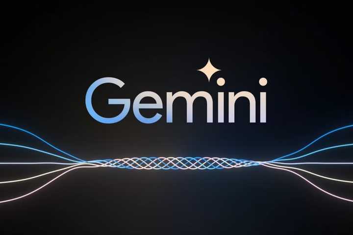 The Gemini logo on a background.