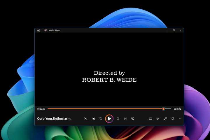 Video playing on Media Player app on Windows 11