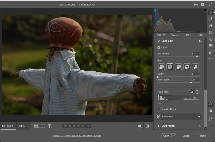 is there a blur brush in photoshop
