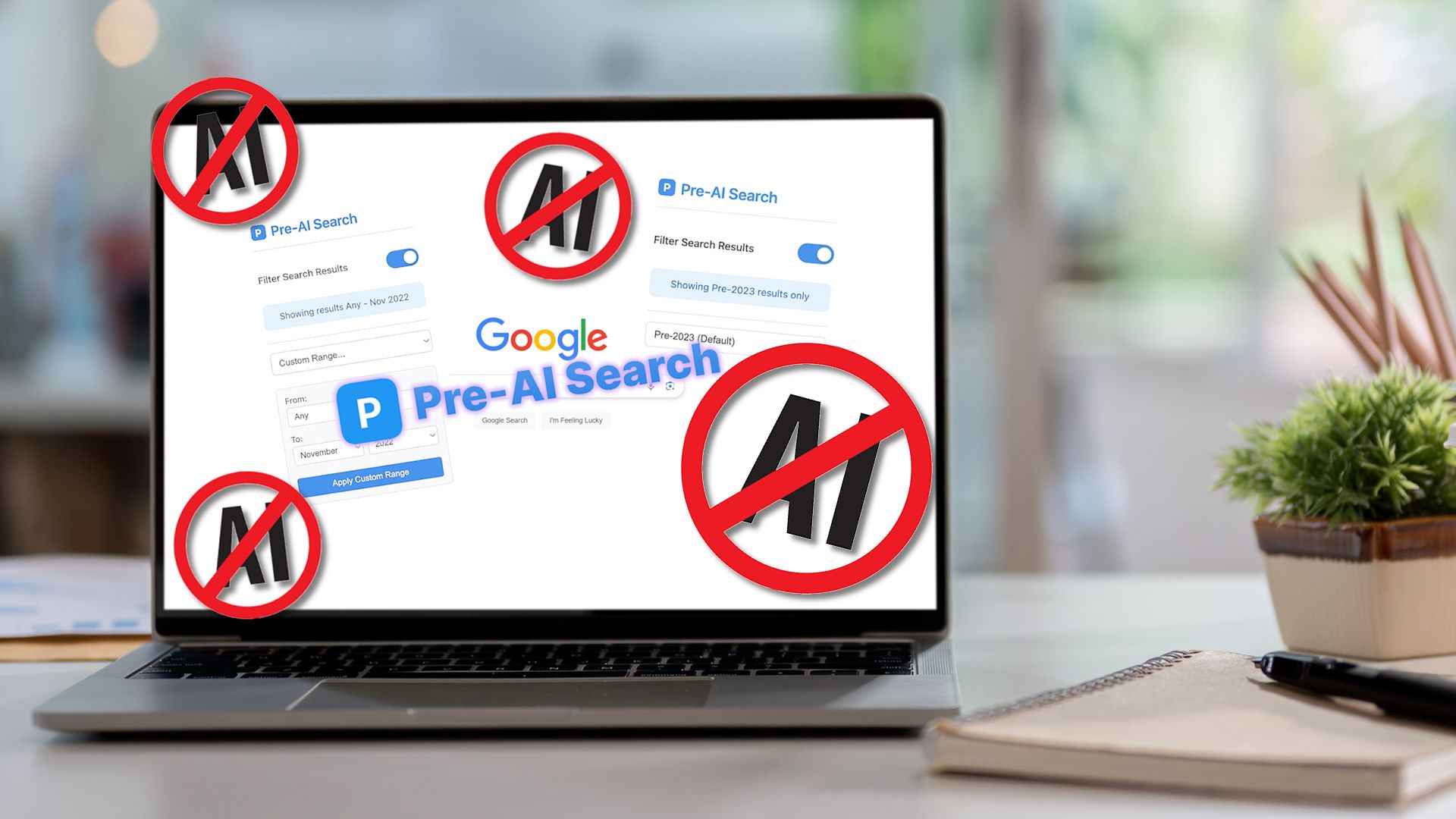 Image 3 for New browser extension lets you search the pre-AI internet