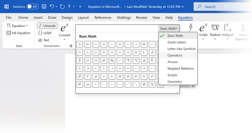 Word Repeating Math Symbol Typing Math in Word Doesn't Have to Be Painful: Try This!