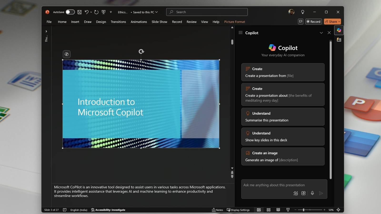 Create A Powerpoint Using Co Pilot How Copilot in PowerPoint Helps Me Nail Every Presentation