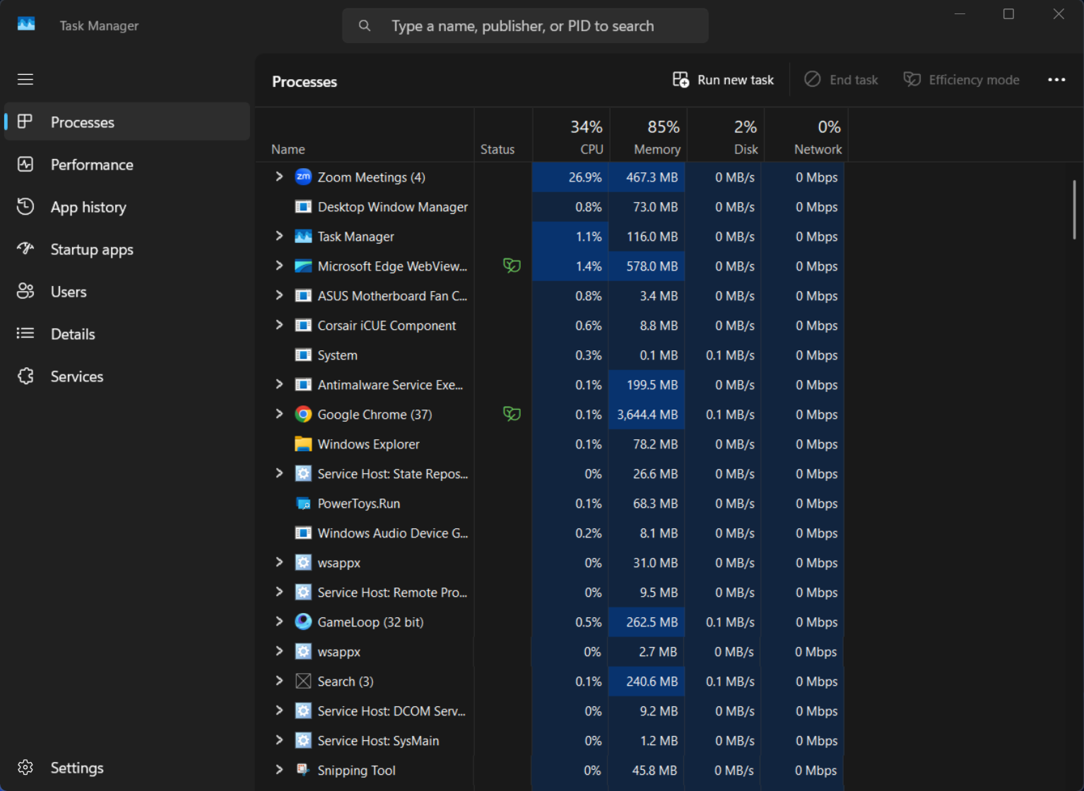Diffrent Task Manager How to Identify Battery Draining Apps in Task Manager