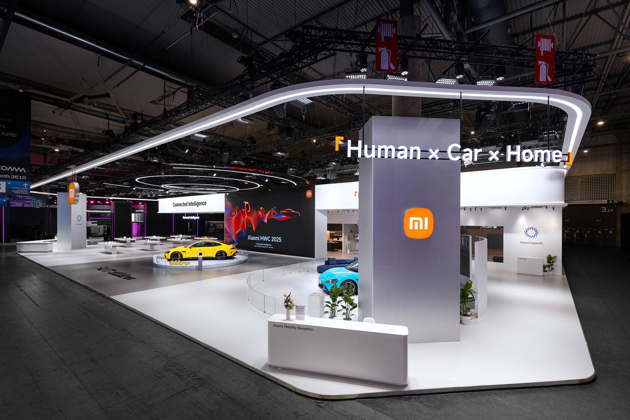 Xiaomi's booth at MWC 2025