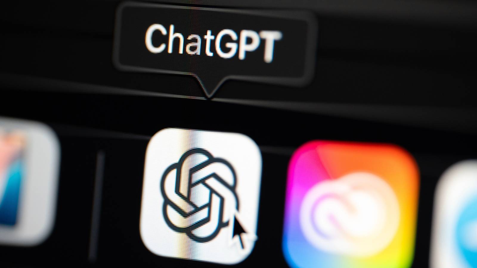ChatGPT App Icon on a Mac Zoomed In