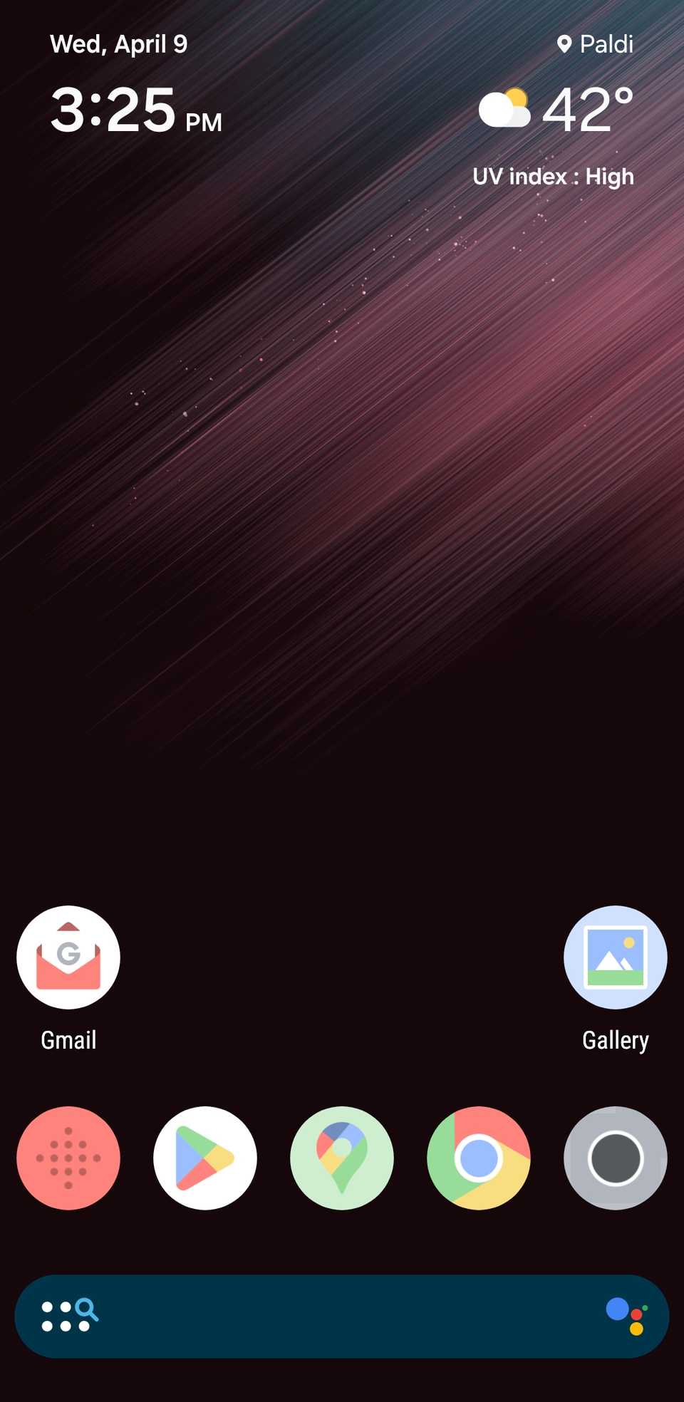 Delta app icons pack on Android phone