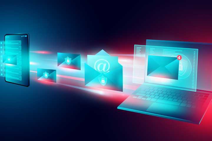 Sending email between different platforms