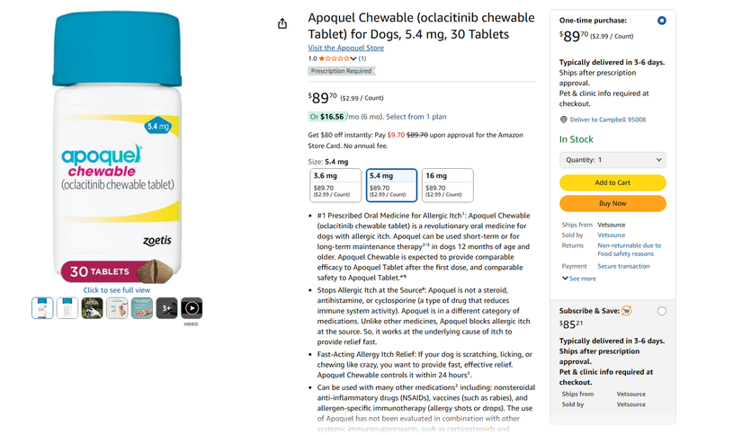 Next Time You Shop on Amazon, You Can Grab Pet Medications Too