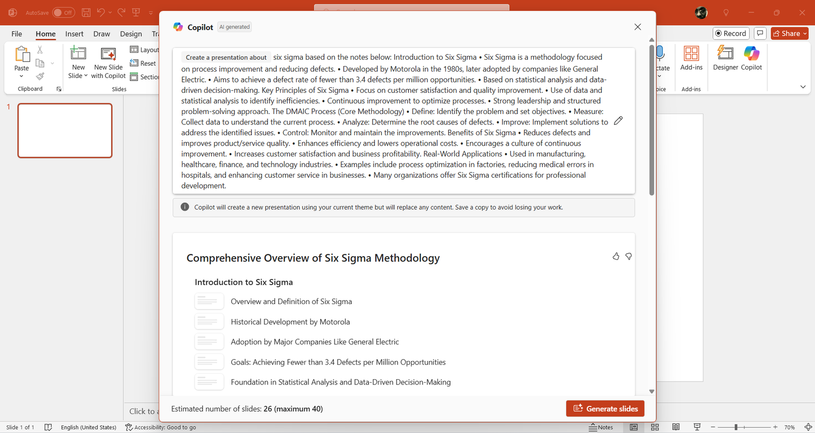 Can Copilot Really Create a Presentation from My Notes? I Tried It
