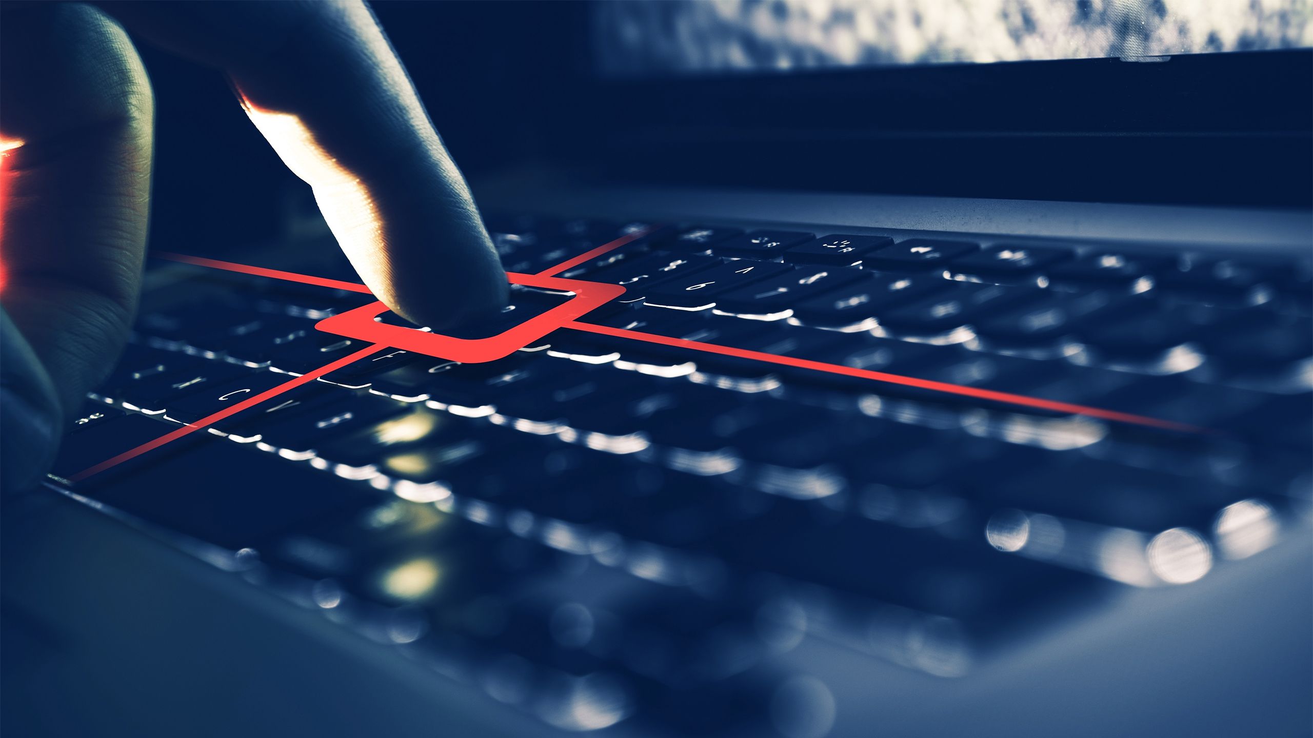 keylogger on a laptop
