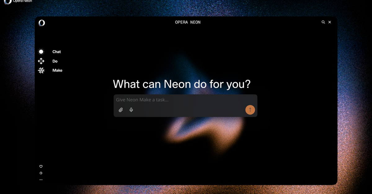 Opera's New Neon Browser Will Surf the Web and Code Games While