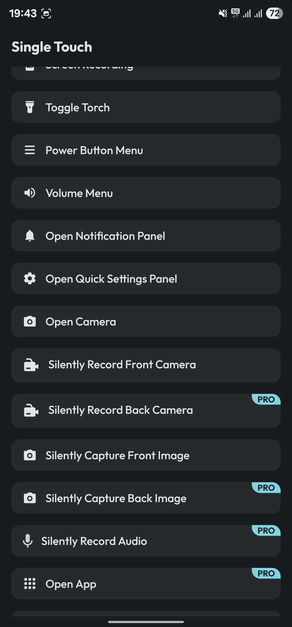 This App Adds a New Invisible Button to the Front of Your Android Phone