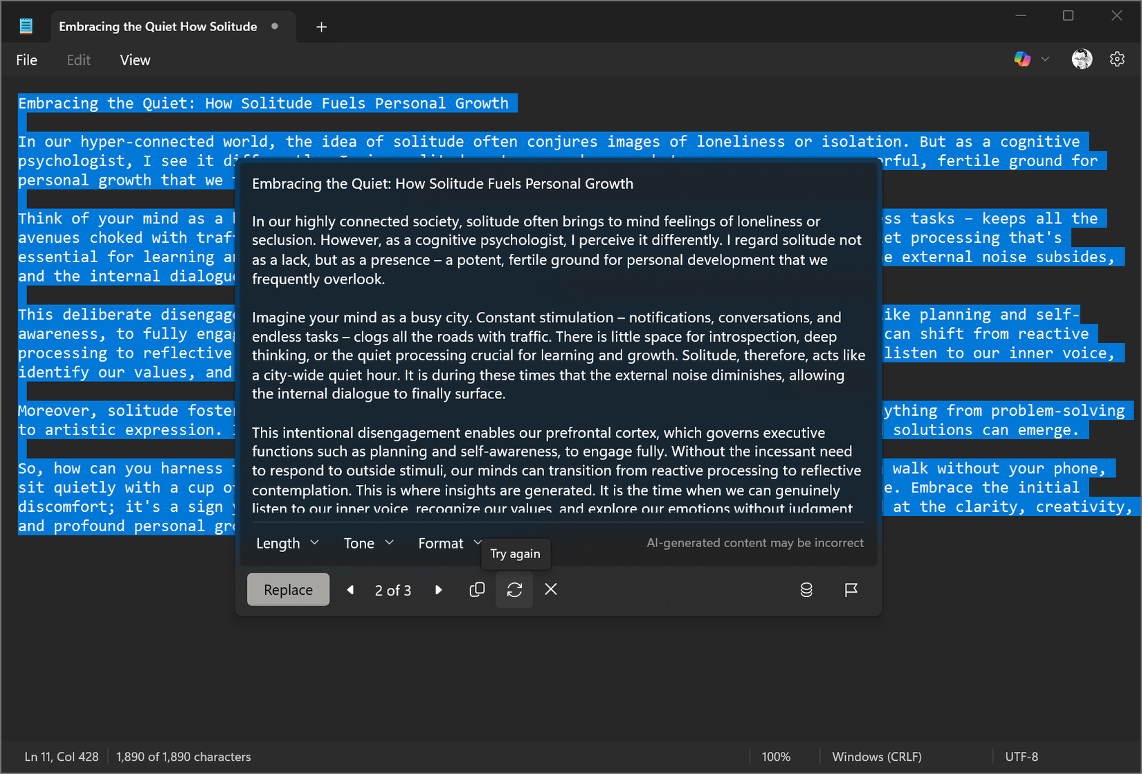 This Barebones Default App Just Became My Favorite Writing Tool