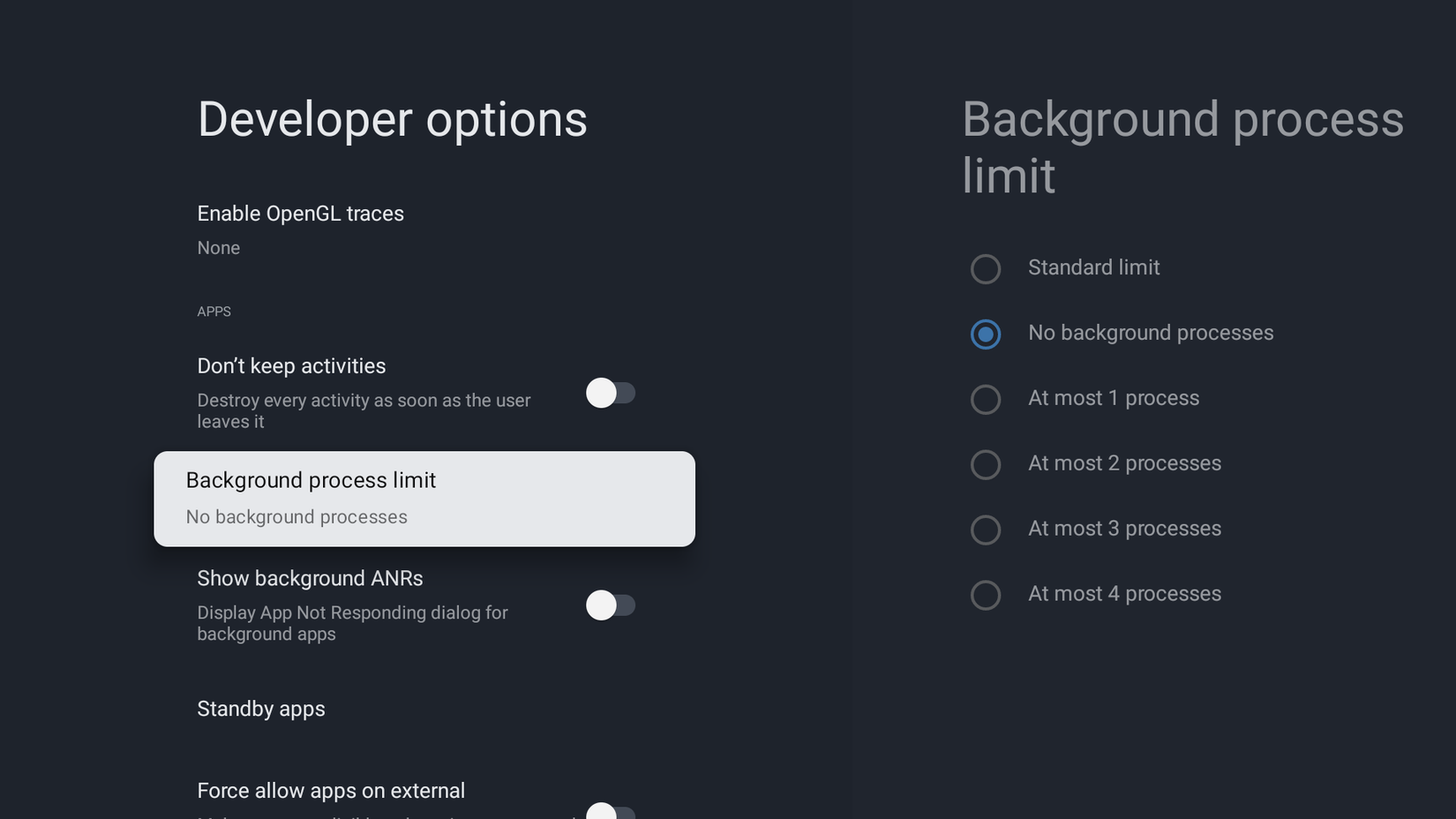 Limit Background Process I Brought My Old Smart TV Back to Life With These Tweaks
