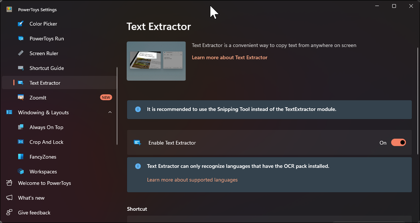 Text Extractor Utility 8 PowerToys Features Microsoft Should Ship as Default in Windows 11