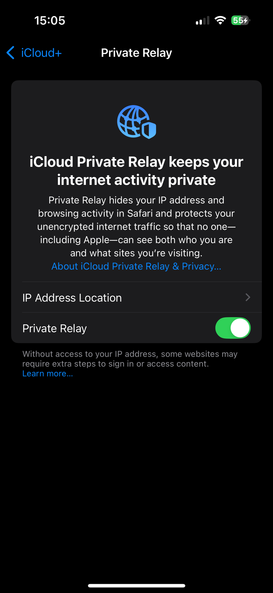 02b iCloud Private Relay Options