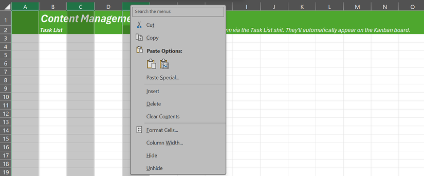 I Built a Fully Functional Kanban Board in Excel