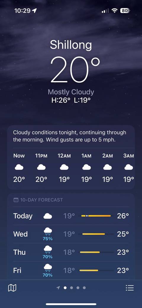 iOS Weather App