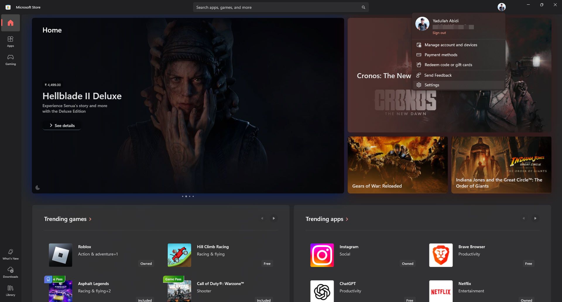 Microsoft Store on Windows 11