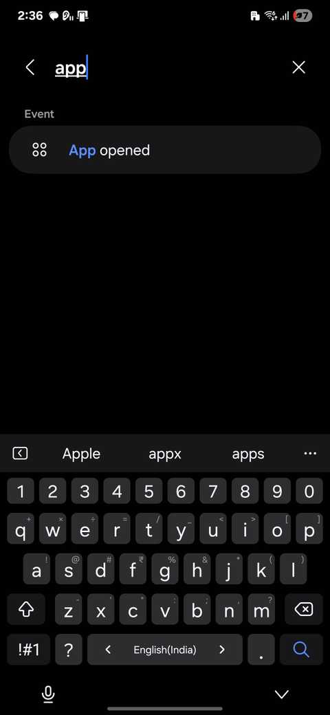 Вкладка Сценарии с кнопкой создания нового правила