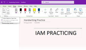 Onenote Handwriting Sheet This OneNote Trick Converts My Handwriting to Perfectly Legible Text