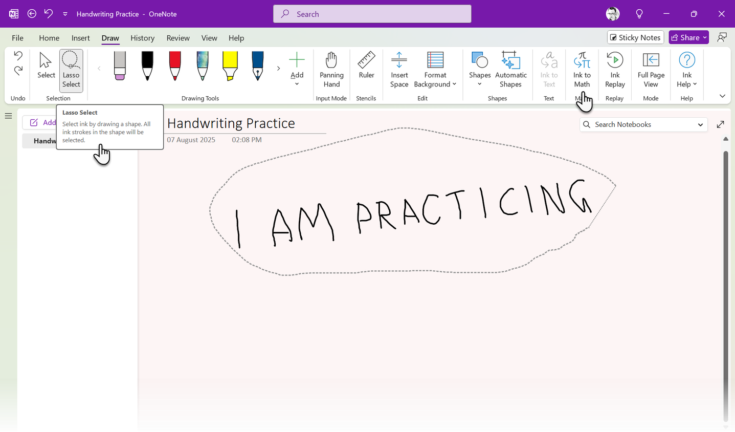 This OneNote Trick Converts My Handwriting to Perfectly Legible Text