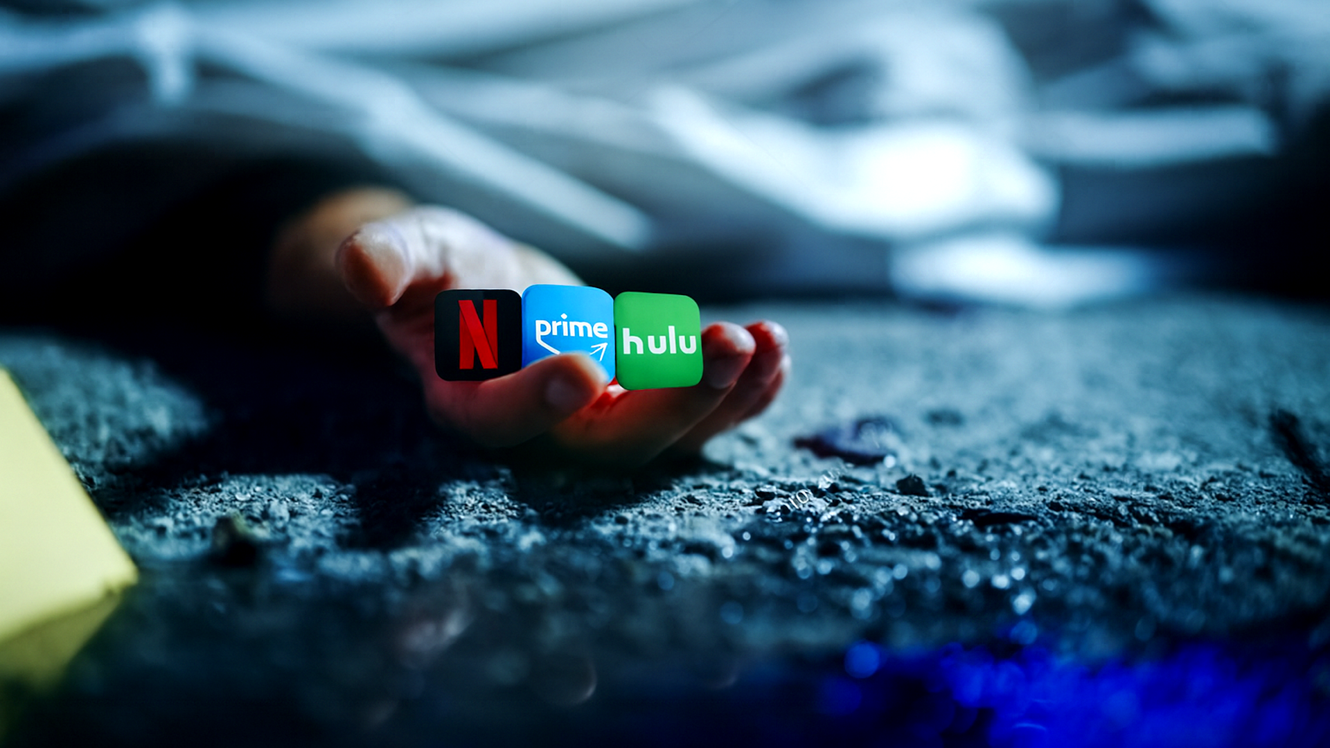 person on floor with streaming services in hand true crime documentaries