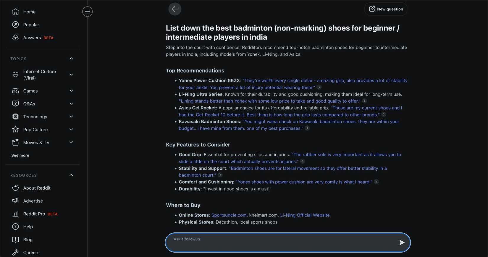 Empty Reddit Question This Little-Known Reddit Feature Is Actually Better Than Google Search