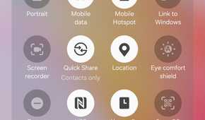 Samsung Galaxy One UI Settings Panel