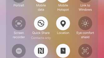 Samsung Galaxy One UI Settings Panel