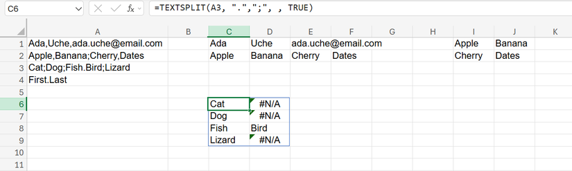 Excel Split Function Examples 5 Functions to Instantly Clean Up Your Messy Excel Sheet