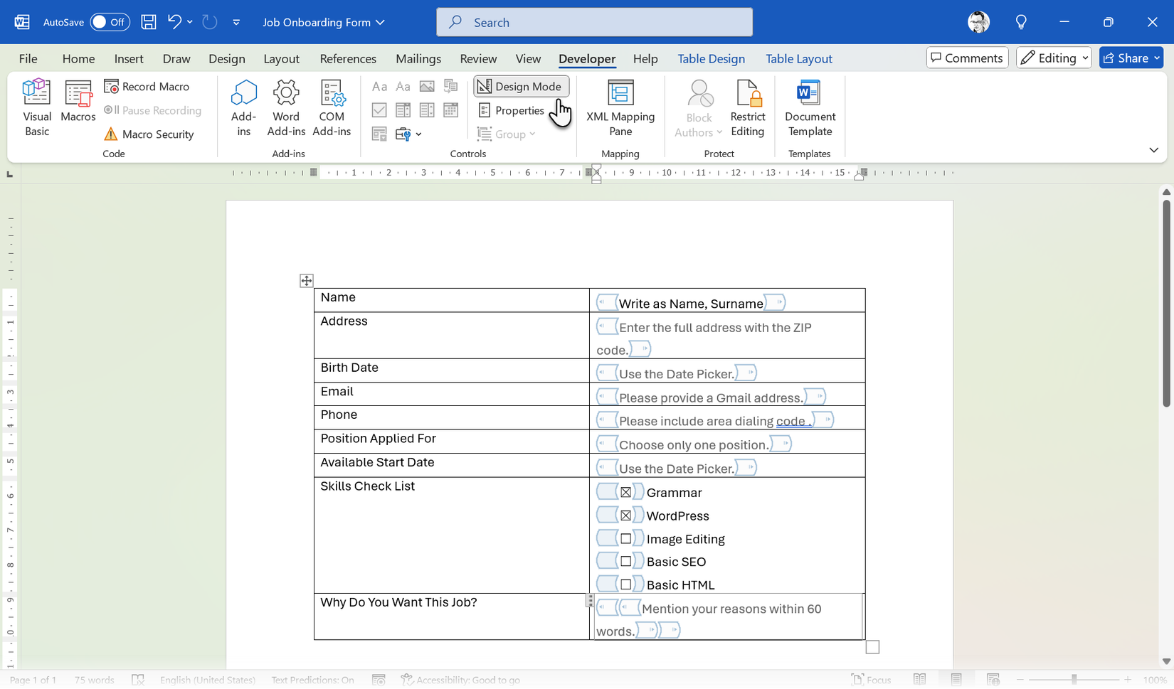 Ward Forms I Make Fillable Forms in Word—And It’s Easier Than You Think