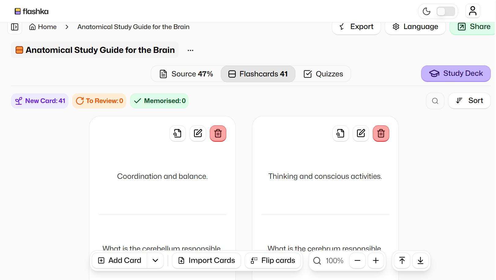 I’m a visual learner, and this flashcard app is a game-changer