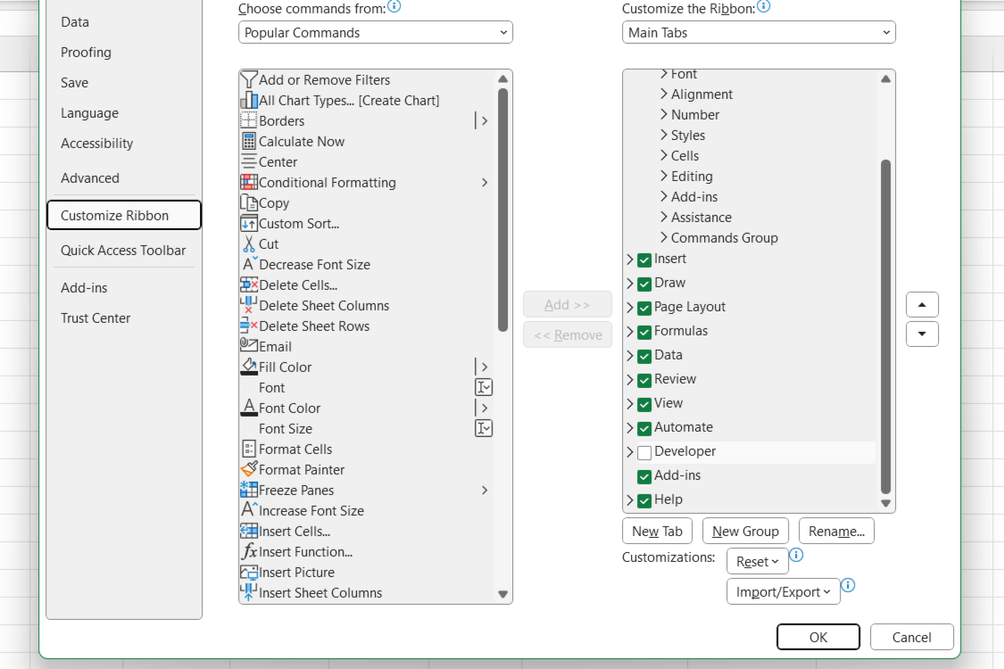 I stopped using formulas because Excel macros do the work for me