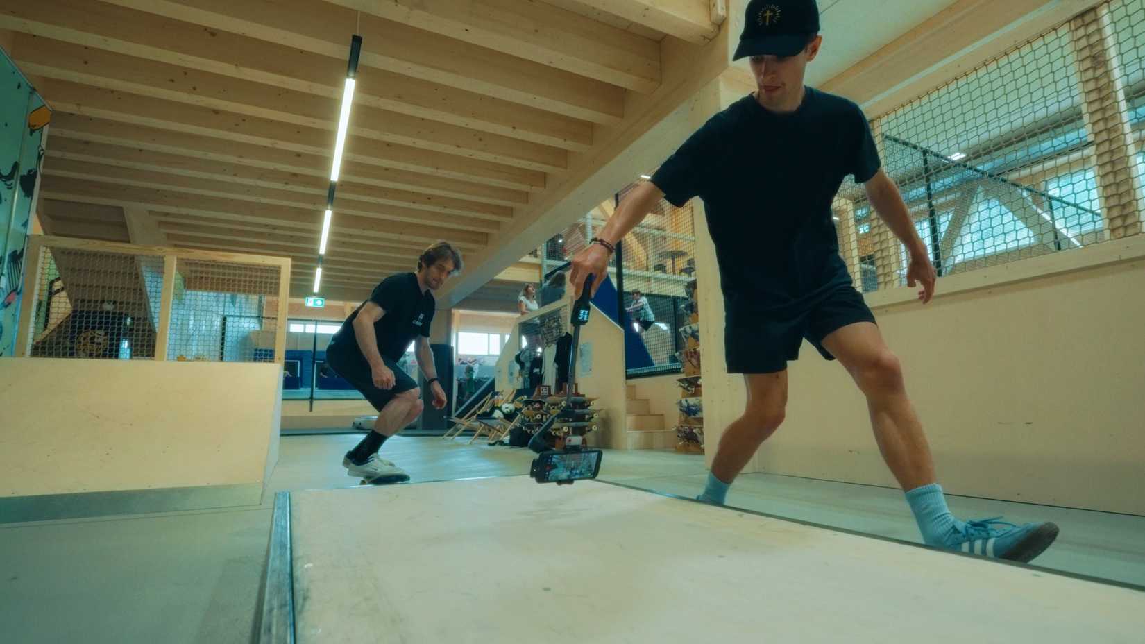 Hohem iSteady V3 Ultra being used to capture someone skateboarding
