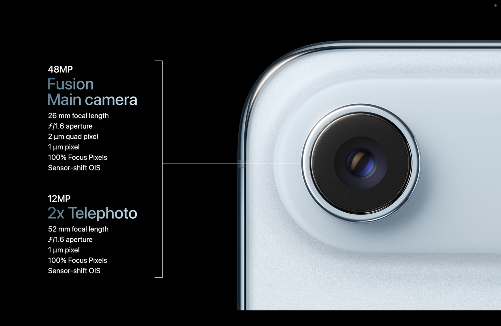 iPhone Air 48MP Fusion Camera System