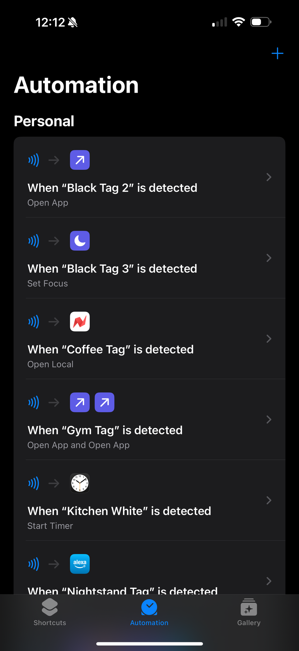 iPhone shortcut app automations