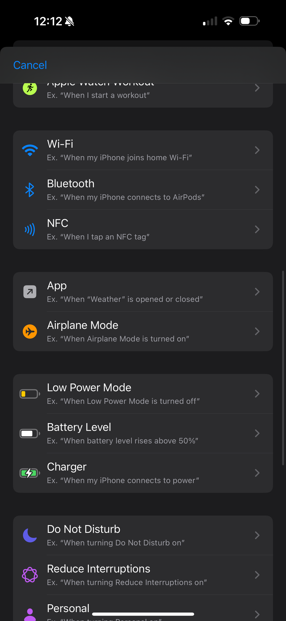 iphone shortcut app nfc tag setup