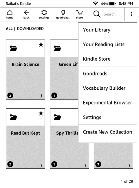 Kindle Collections