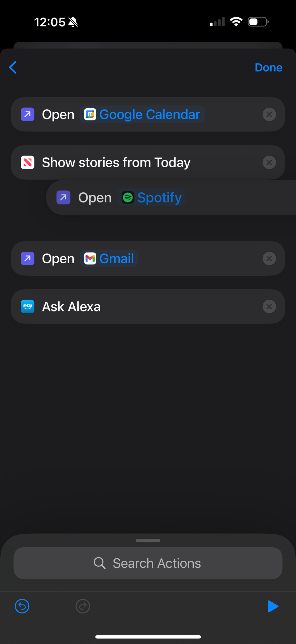office nfc tag actions moving spotify