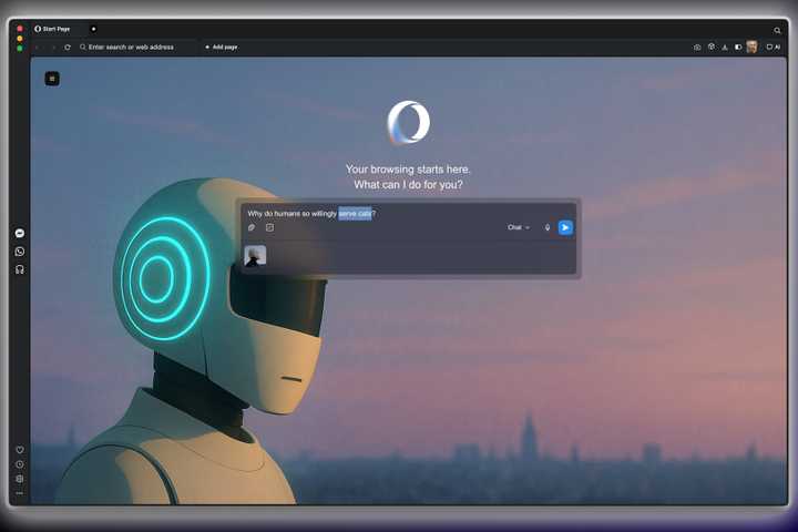 opera neon browser opera do function.