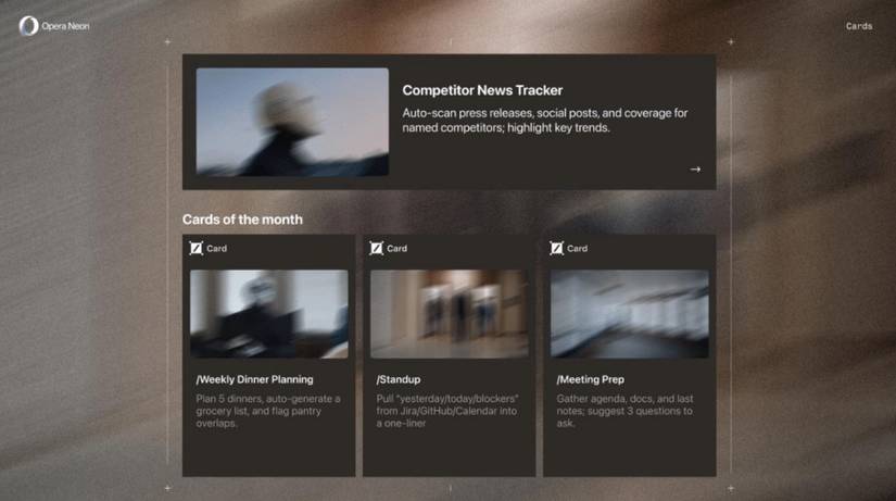 opera neon cards prompt examples.