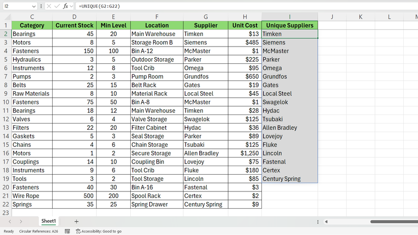I use these 6 Excel array formulas to crush complex calculations