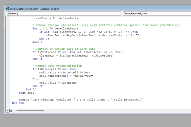 I stopped using formulas because Excel macros do the work for me