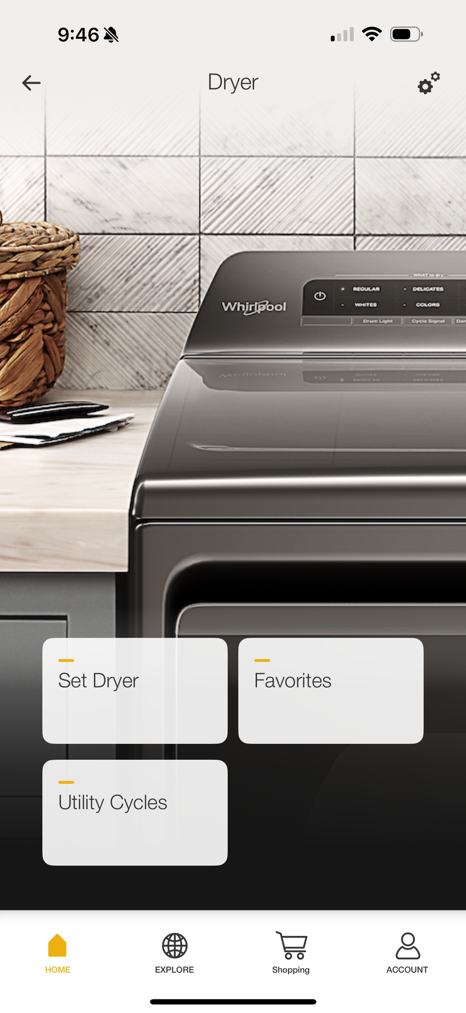 whirlpool dryer app