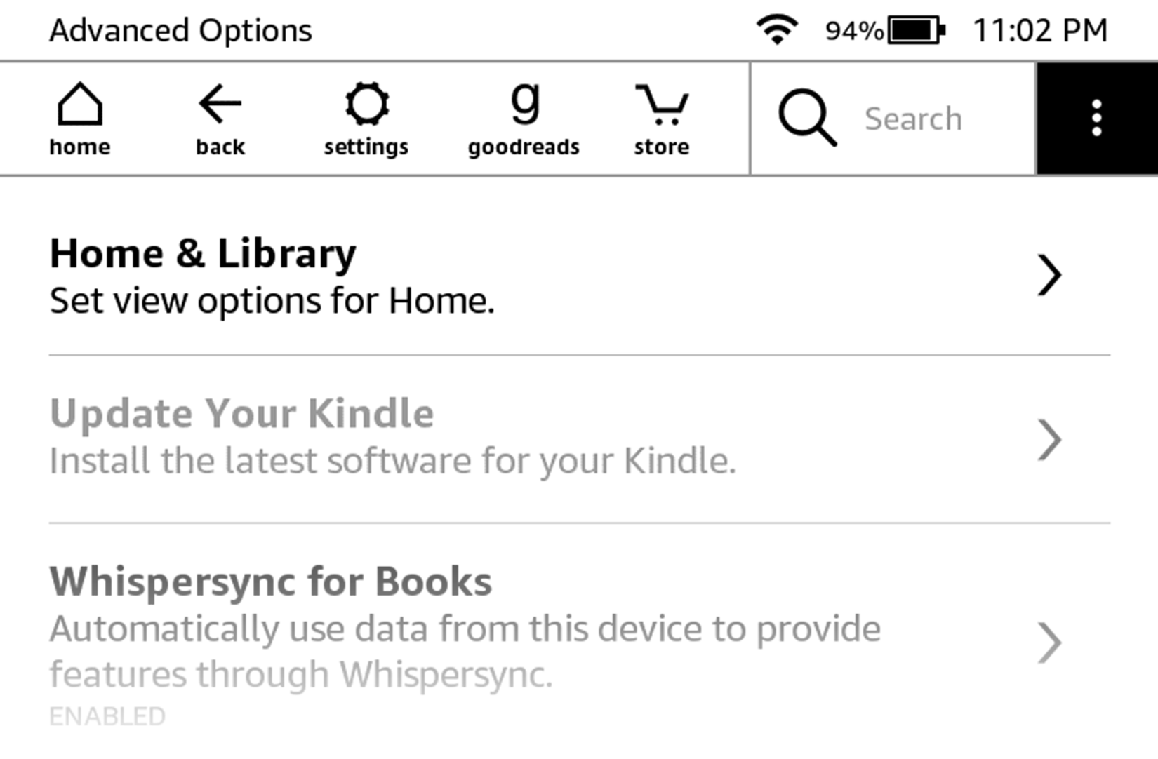 Whispersync for books in a Kindle Paperwhite