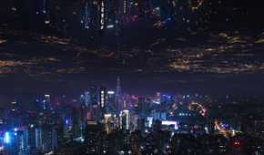 Sophon above city in 3 Body Problem